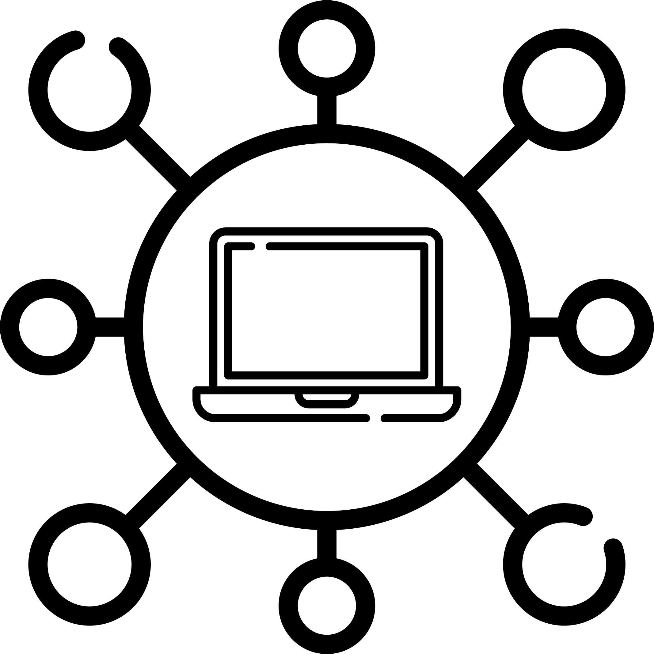 digital distruption icon