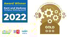 Kent and Medway Workplace Wellbeing Gold award 2022