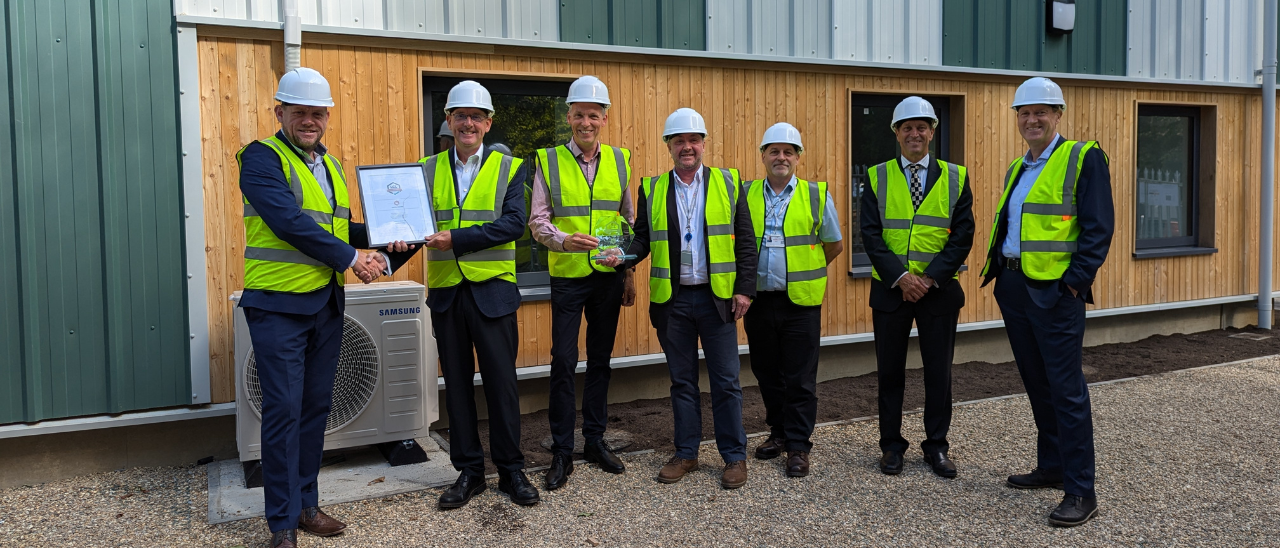LCL presents Green Centre of the year award at MidKent College